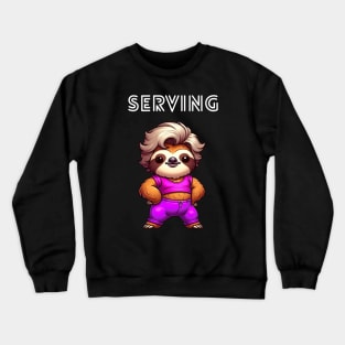 Serving Sloth Crewneck Sweatshirt